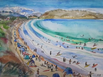 Summer at Park Beach Tasmania Oil Paintings